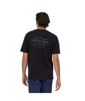 PATAGONIA Forge Mark Responsibili-Tee T-Shirt Black Men's Short Sleeve T-Shirts Patagonia 