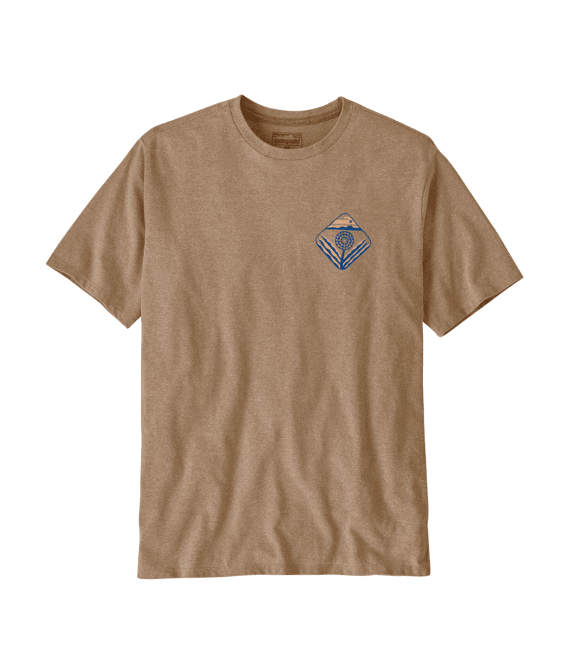 PATAGONIA Dawn to Dusk Responsibili-Tee T-Shirt Grayling Brown Men's Short Sleeve T-Shirts Patagonia 
