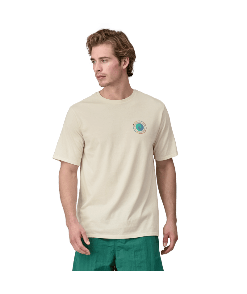 PATAGONIA Unity Fitz Responsibili-Tee T-Shirt Birch White Men's Short Sleeve T-Shirts Patagonia