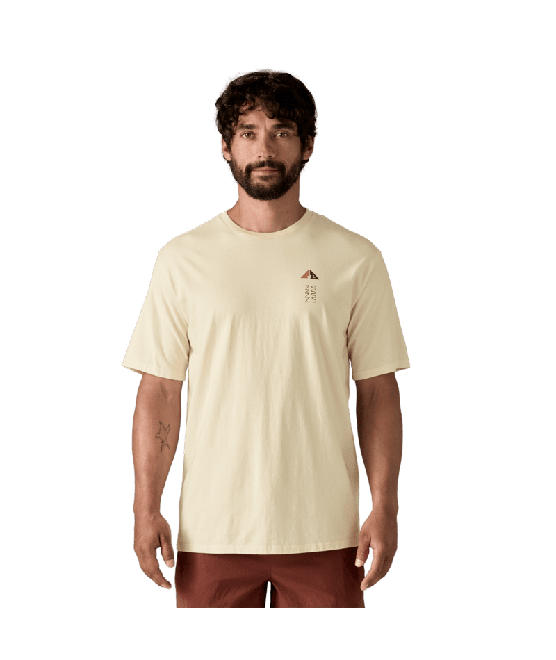 PATAGONIA Driftways Organic T-Shirt Undyed Natural Men's Short Sleeve T-Shirts Patagonia