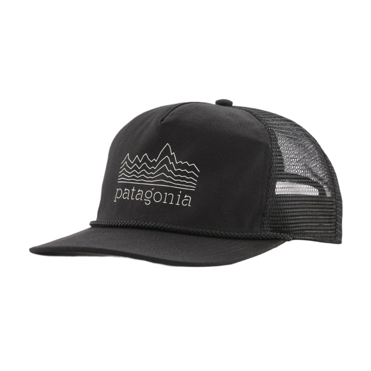 PATAGONIA Airfarer Cap Strata Stencil/Black Men's Hats Patagonia