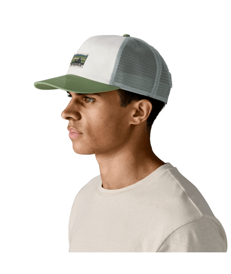 PATAGONIA Relaxed Trucker Hat OG Legacy Label: Birch White Men's Hats Patagonia