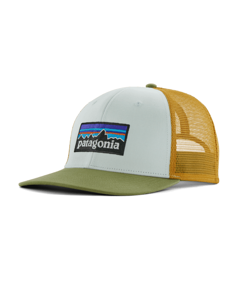 PATAGONIA P-6 Logo Trucker Hat Wispy Green Men's Hats Patagonia 