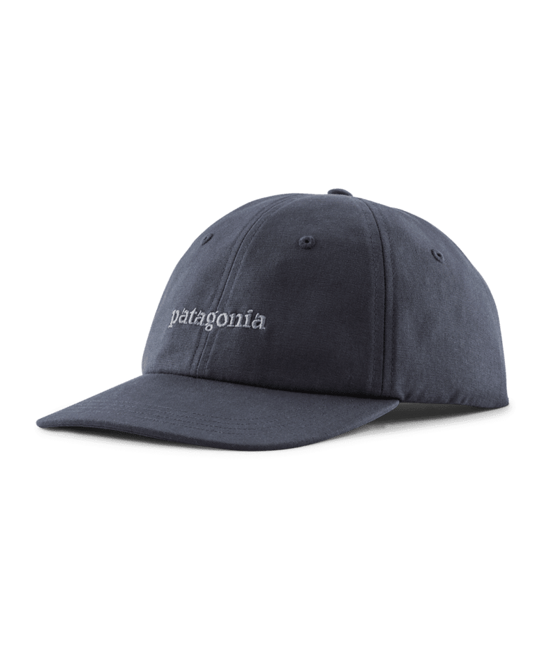 PATAGONIA Fitz Roy Icon Trad Cap Text Logo/Smolder Blue Men's Hats Patagonia