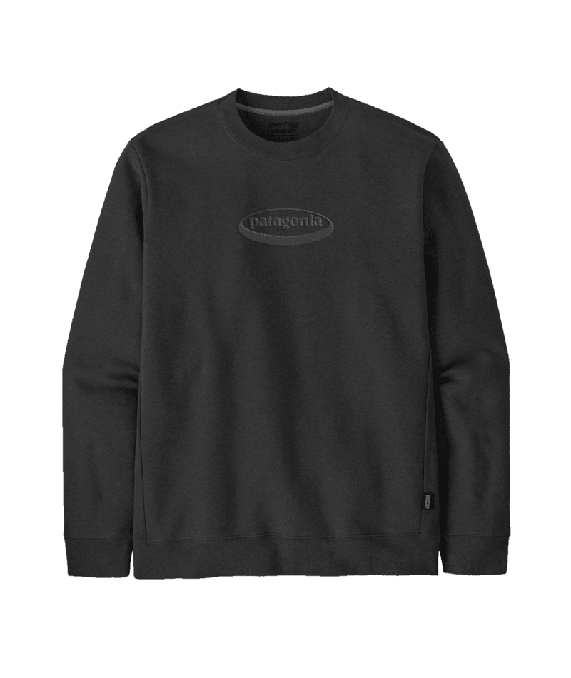 PATAGONIA '95 Oval Logo Uprisal Crewneck Sweatshirt Black Men's Crewnecks Patagonia