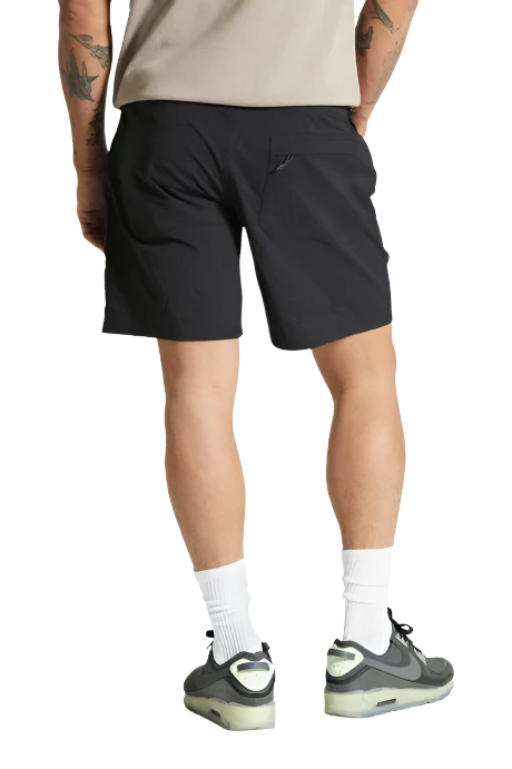 BRIXTON Adventure Ripstop Water Shorts Black Men's Hybrid Shorts Brixton