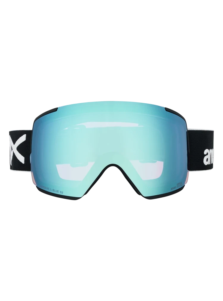 ANON M5 Black - Perceive Variable Blue + Perceive Cloudy Pink + MFI Face Mask Snow Goggle Snow Goggles Anon