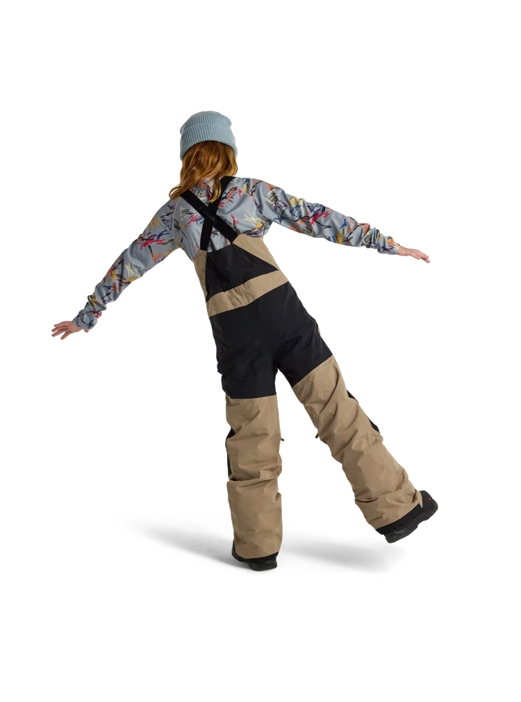 BURTON Kid's Skylar 2L Bib Snow Pants Summit Taupe 2026 Youth Snow Pants Burton