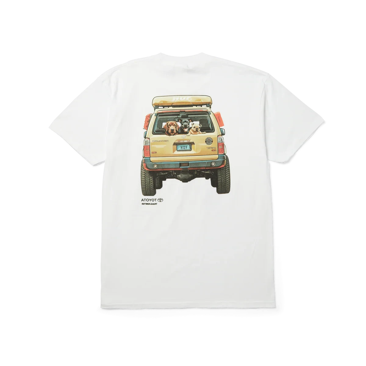 HUF x Toyota Trailhunter 4 Runner T-Shirt White Men's Short Sleeve T-Shirts Huf