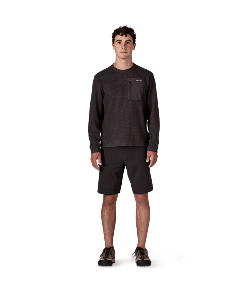 PATAGONIA R1 Air Fleece Crewneck Black Men's Insulators Patagonia