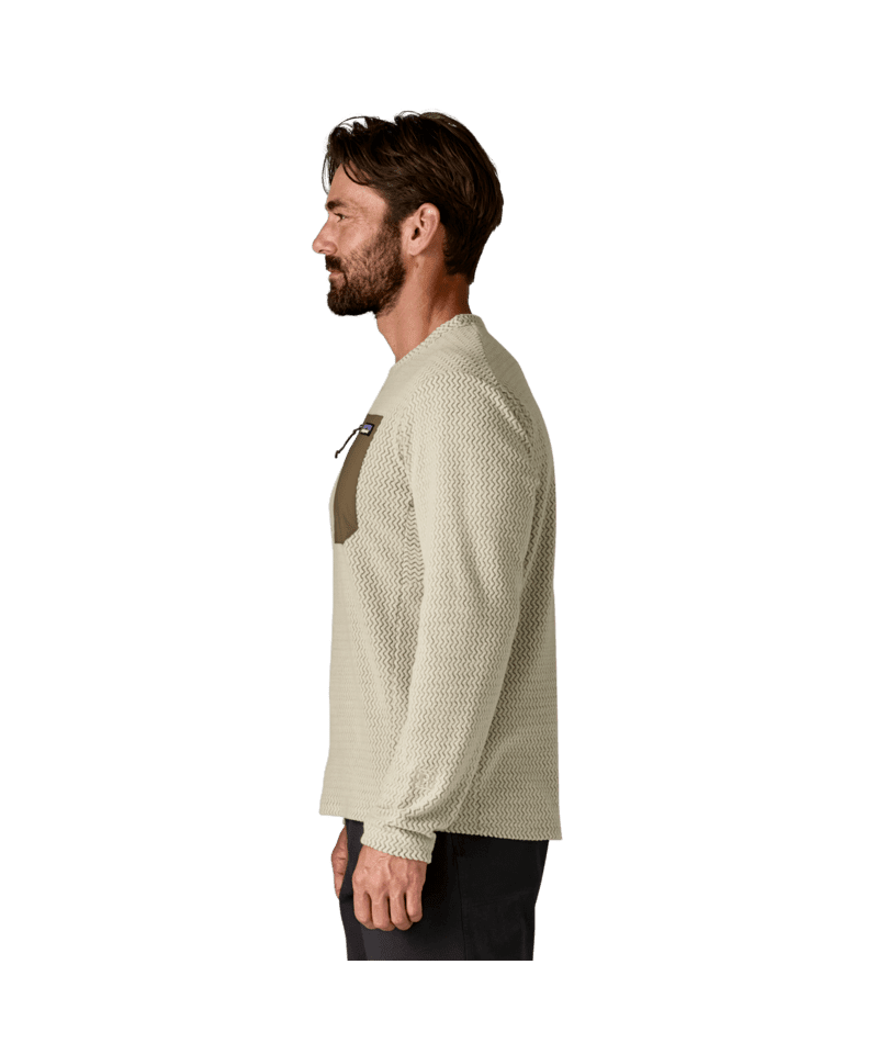 PATAGONIA R1 Air Fleece Crewneck Pelican Men's Crewnecks Patagonia
