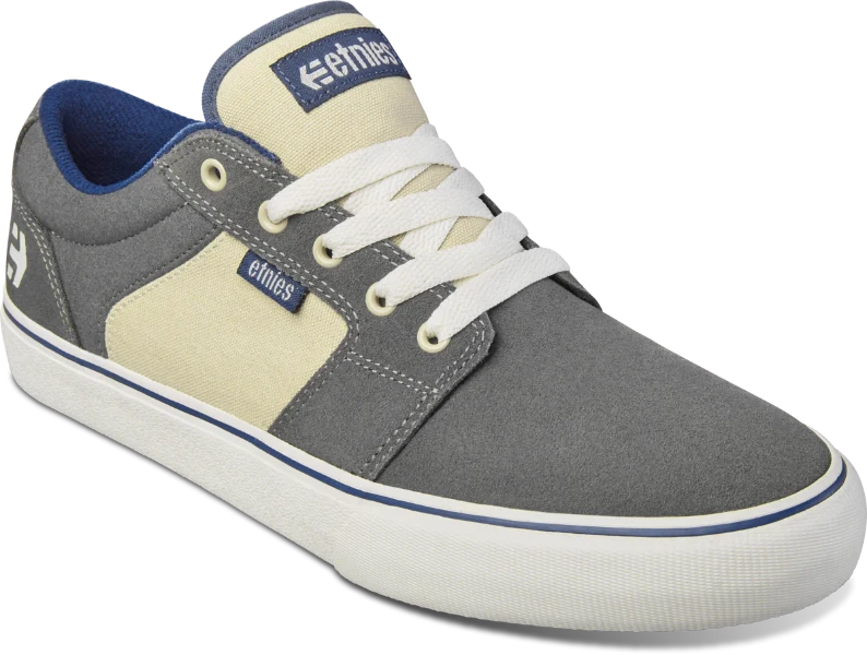 ETNIES Barge LS Shoes Grey/Navy/Other Men's Skate Shoes Etnies