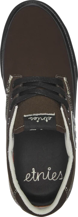 ETNIES Barge Plus X Julian Lewis Shoes Brown/Black Men's Skate Shoes Etnies