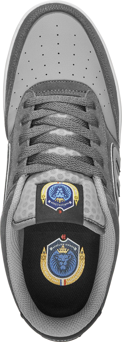 ETNIES The Aurelien Shoes Grey/Light Grey Men's Skate Shoes Etnies