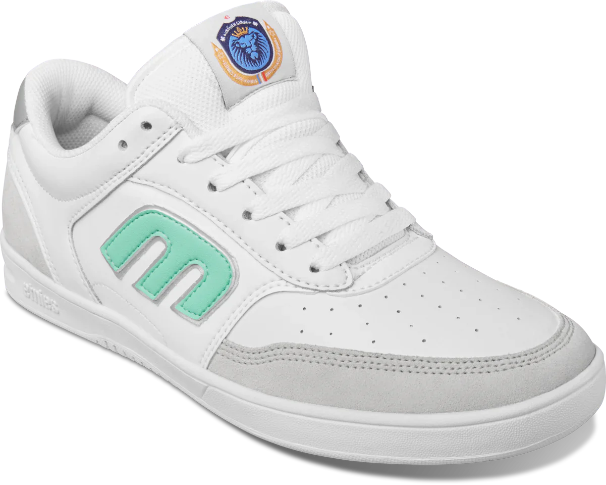 ETNIES The Aurelien Shoes White/Mint Men's Skate Shoes Etnies