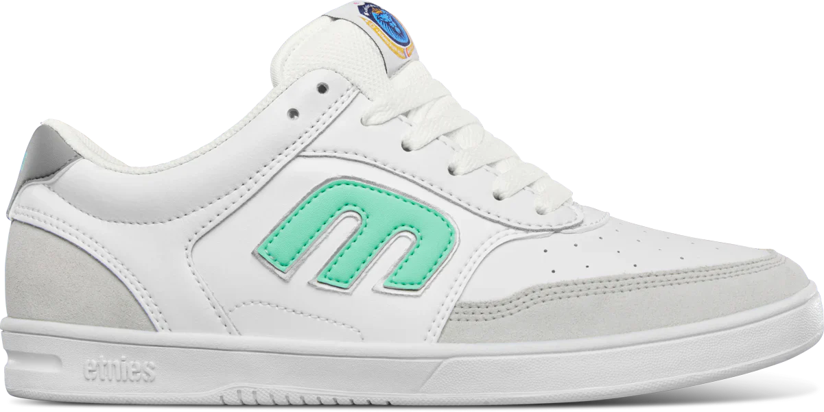ETNIES The Aurelien Shoes White/Mint Men's Skate Shoes Etnies