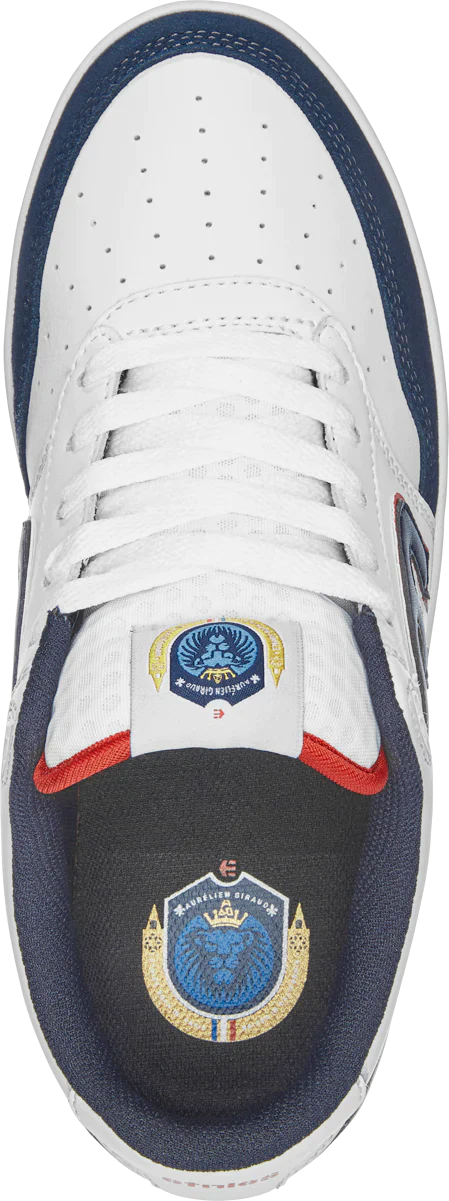 ETNIES The Aurelien Michelin Shoes White/Navy/Red Men's Skate Shoes Etnies