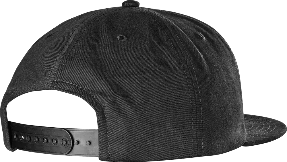 ETNIES Icon Embroidery Snapback Hat Black Men's Hats Etnies