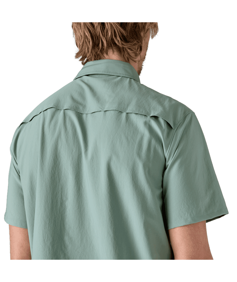 PATAGONIA Short-Sleeved Self-Guided Sun Shirt Thermal Blue Men's Short Sleeve Button Up Shirts Patagonia