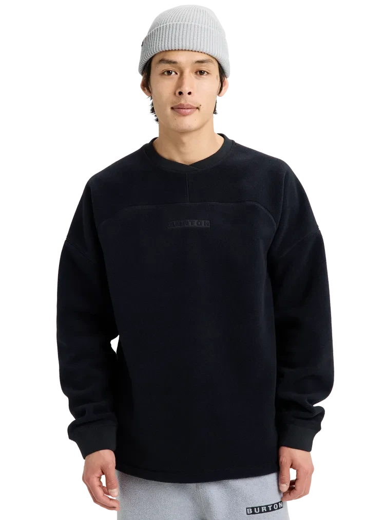 BURTON Burton Cinder Crewneck Fleece True Black Men's Crewnecks Burton