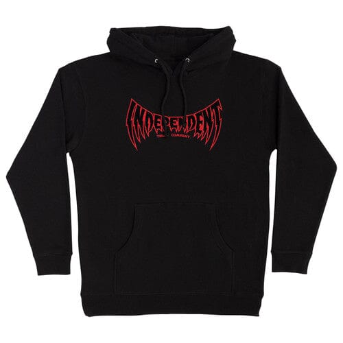 INDEPENDENT Voltage Span Pullover Hoodie Black Men's Pullover Hoodies Independent