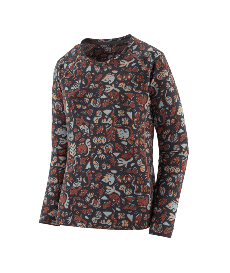 PATAGONIA Women's Capilene Mid-Weight Base Layer Crew Dulse Mauve Women's Base Layers Patagonia