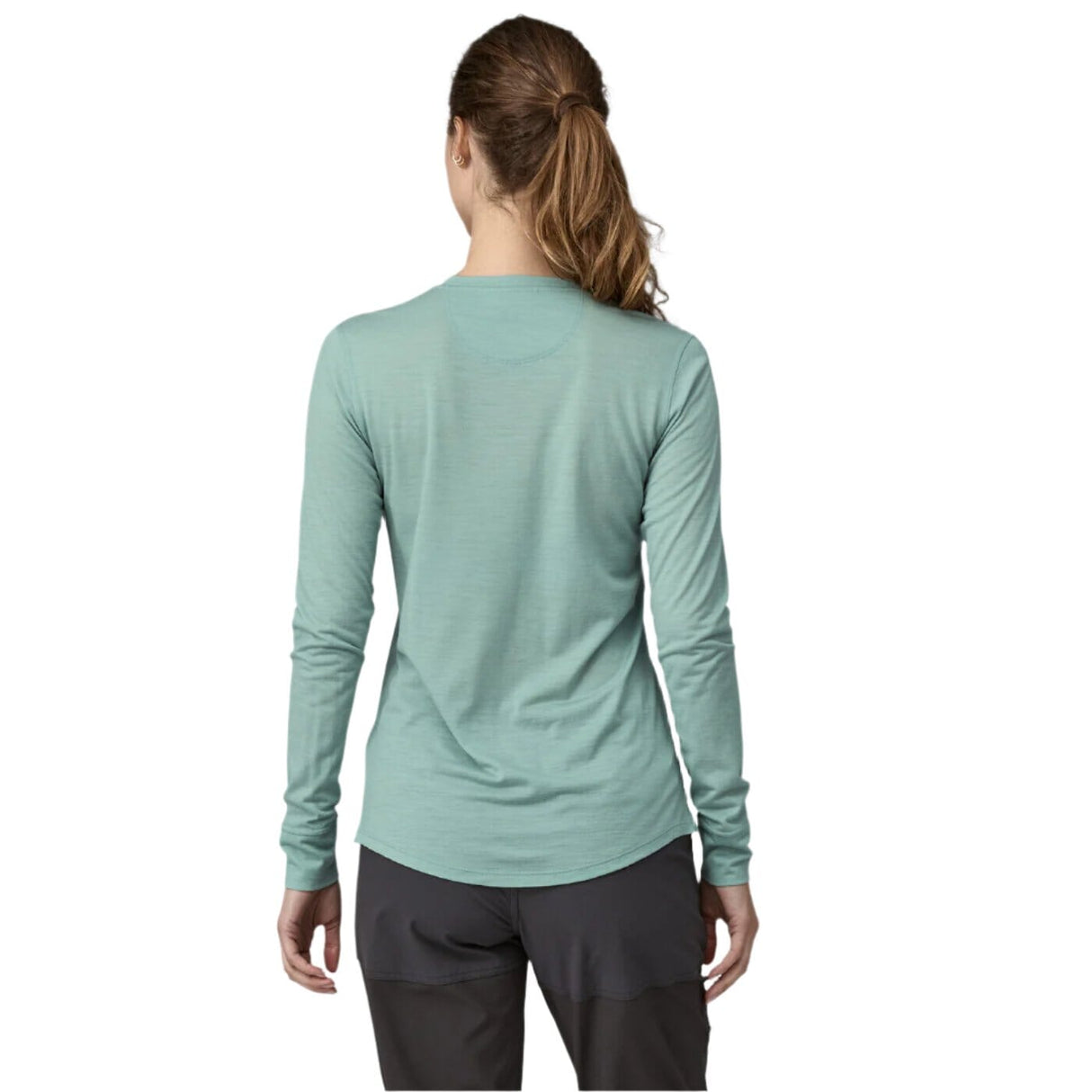 PATAGONIA Women's Cap Cool Merino Blend Long Sleeve Base Layer Thermal Blue Women's Base Layers Patagonia