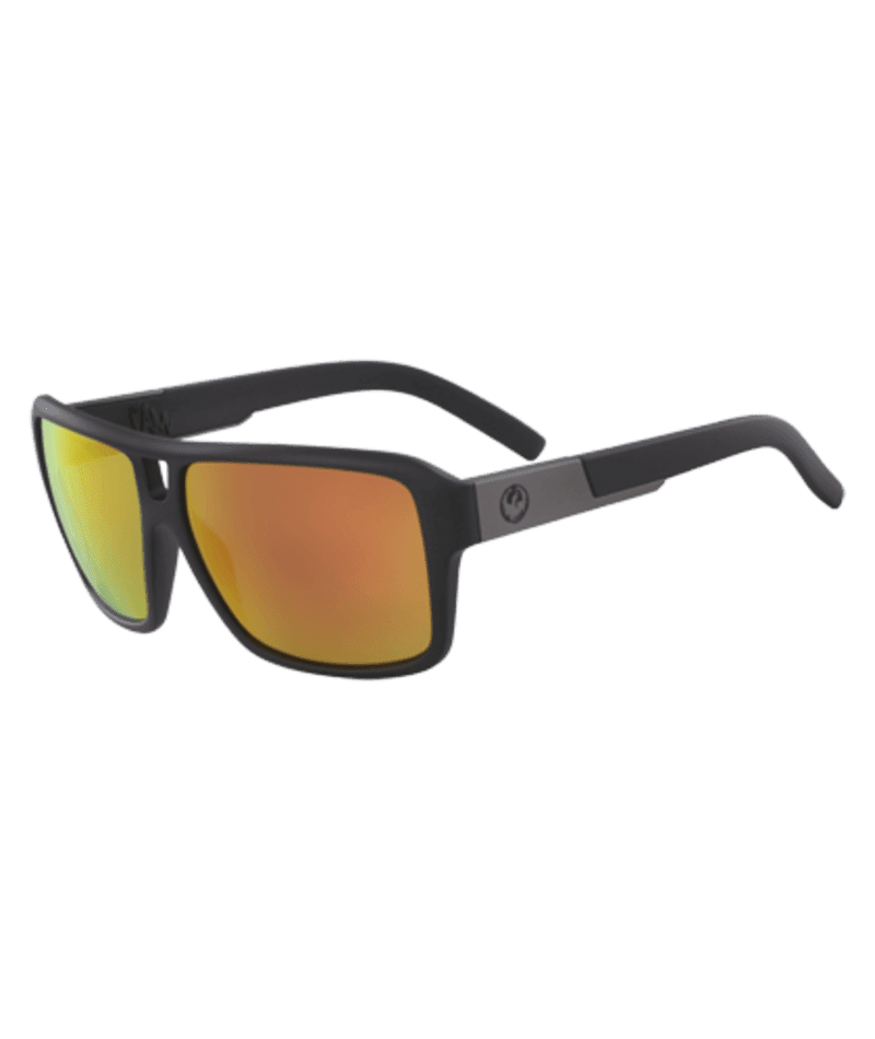 DRAGON The Jam Matte Black - Lumalens Red Ion Sunglasses Sunglasses Dragon
