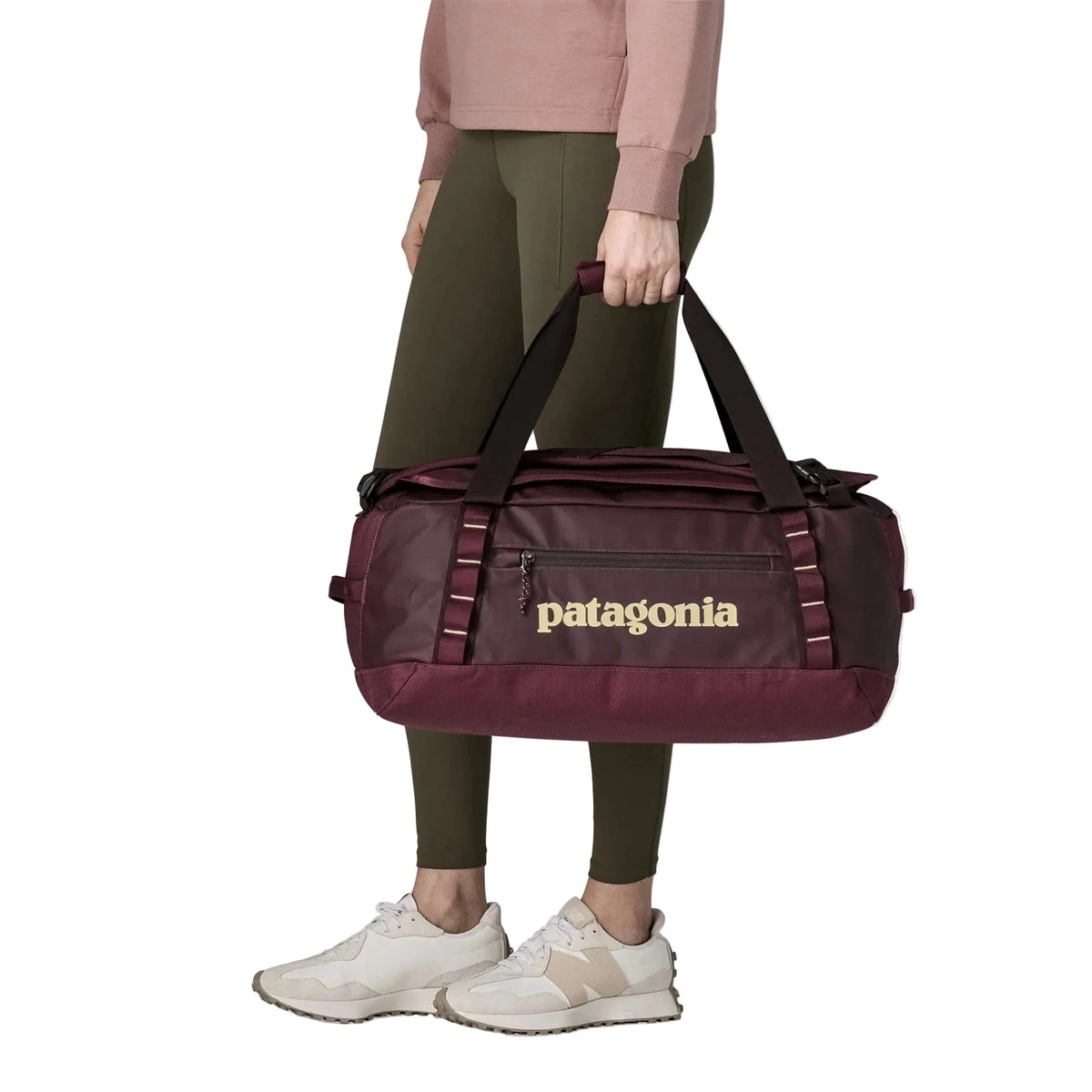 PATAGONIA Black Hole 40L Duffle Bag Berry Fig Duffle Bags Patagonia
