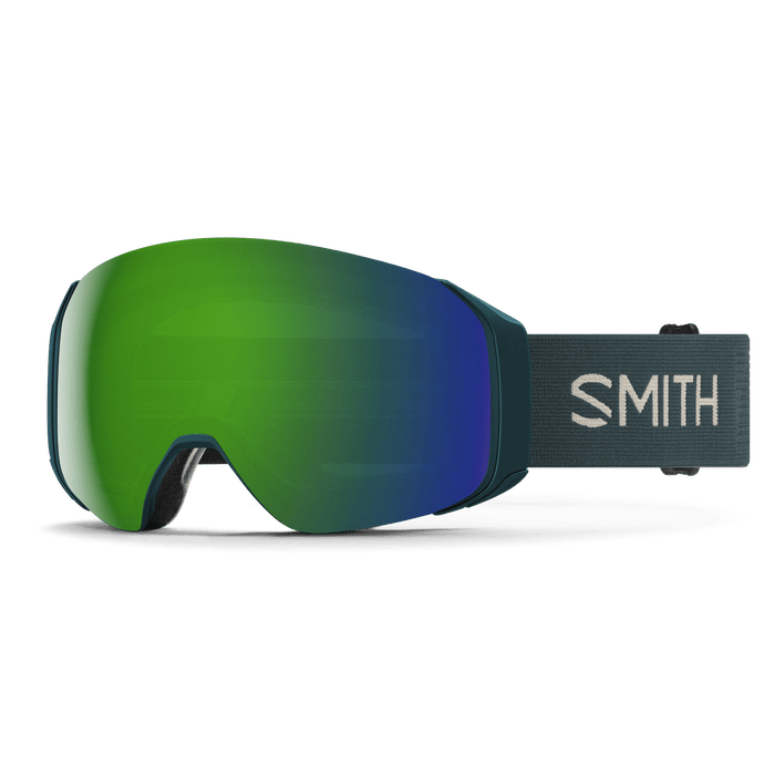 SMITH 4D Mag S Pacific Flow - ChromaPop Everyday Green Mirror + ChromaPop Storm Blue Sensor Mirror Snow Goggle Snow Goggles Smith