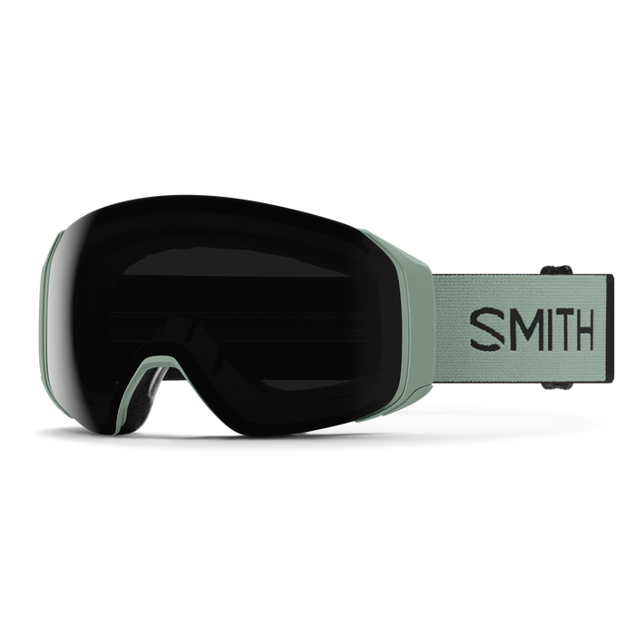 SMITH 4D MAG S Sage Brush + ChromaPop Sun Black + ChromaPop Storm Blue Sensor Mirror Snow Goggle Snow Goggles Smith