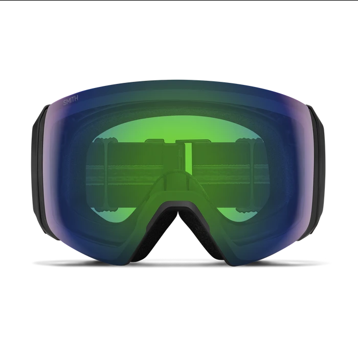 SMITH 4D Mag XL Black - ChromaPop Everyday Green Mirror Lens + ChromaPop Storm Blue Sensor Mirror Snow Goggle Snow Goggles Smith