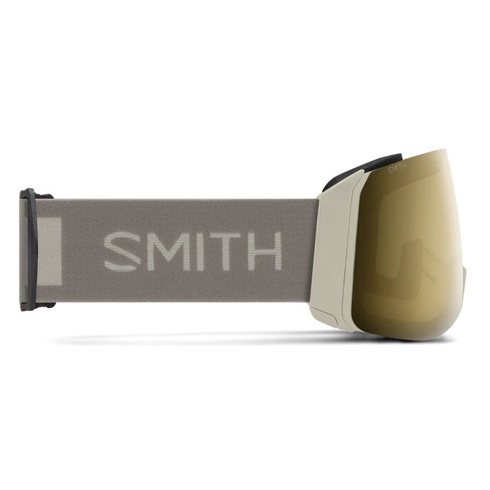 SMITH 4D Mag XL Chalk - ChromaPop Sun Black Gold Mirror + ChromaPop Storm Blue Sensor Mirror Snow Goggle Snow Goggles Smith