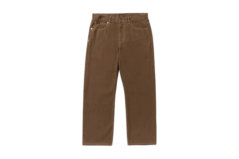 RVCA Dayshift 5 Pocket Pant Bombay Brown Men's Pants RVCA