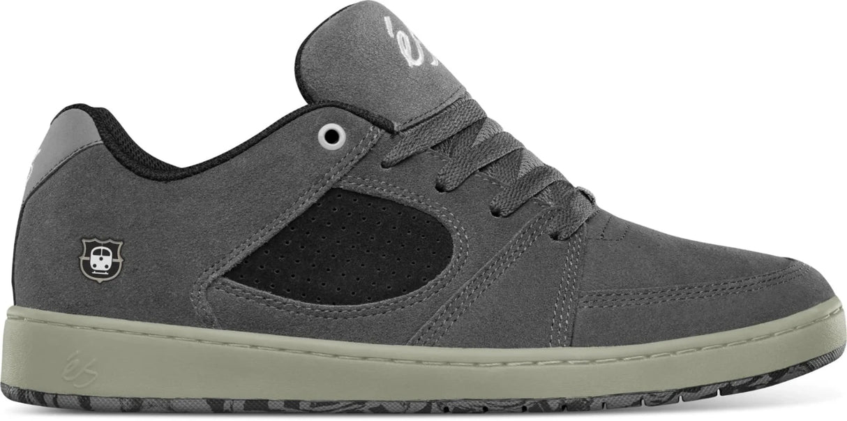 ES Accel Slim X Sants Shoes Grey/Black Men's Skate Shoes Es