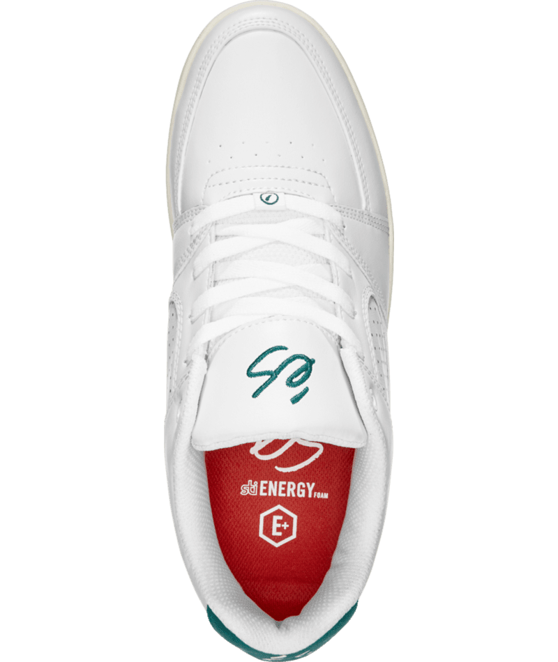 ES Accel Slim Shoes White/Tan Men's Skate Shoes Es