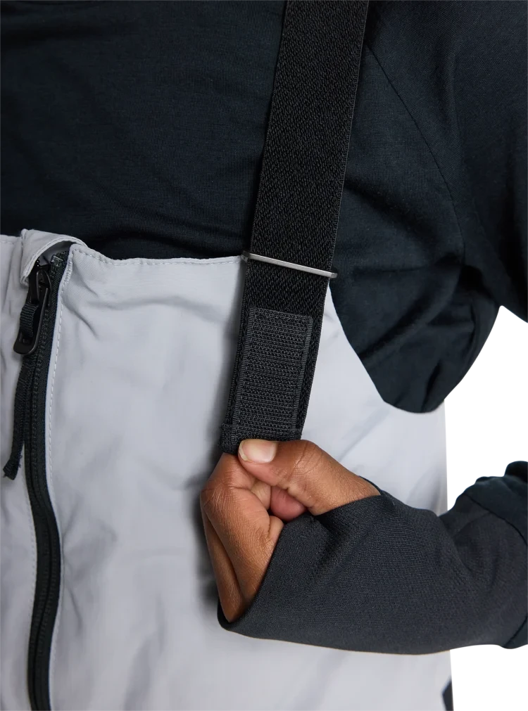 BURTON Kid's Skylar 2L Bib Snow Pants Silver Sconce 2026 Youth Snow Pants Burton