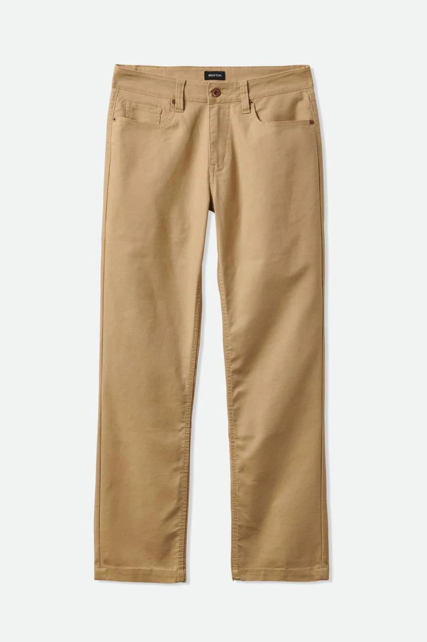 BRIXTON Builders 5-Pocket Pant Sand Men's Pants Brixton