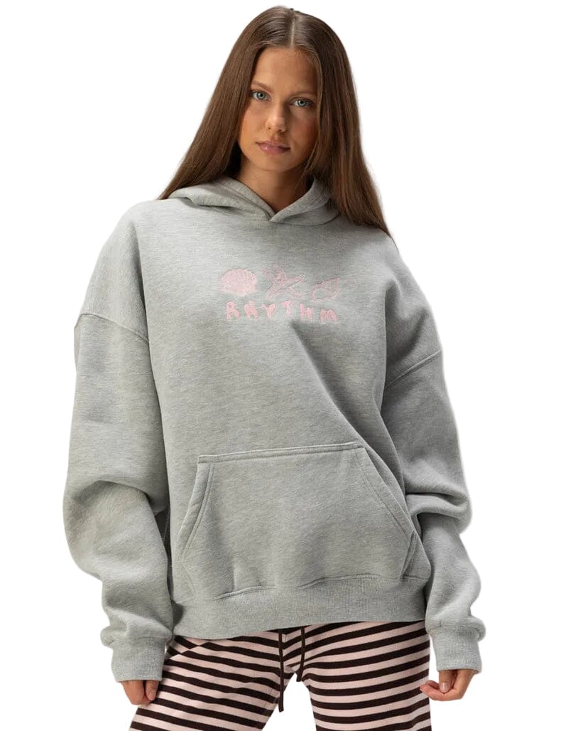 RHYTHM Women's Shelly Oversized Hoodie Gray Women's Crewnecks Rhythm