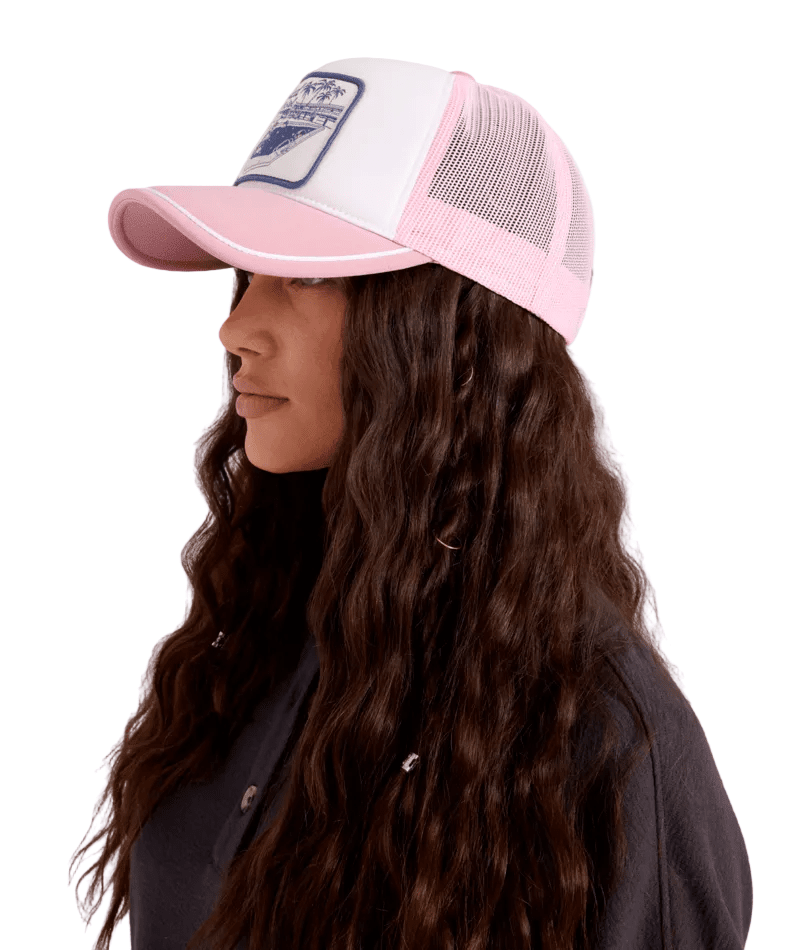 VOLCOM Women's Heartland Trucker Hat Dusty Lavender Women's Hats Volcom