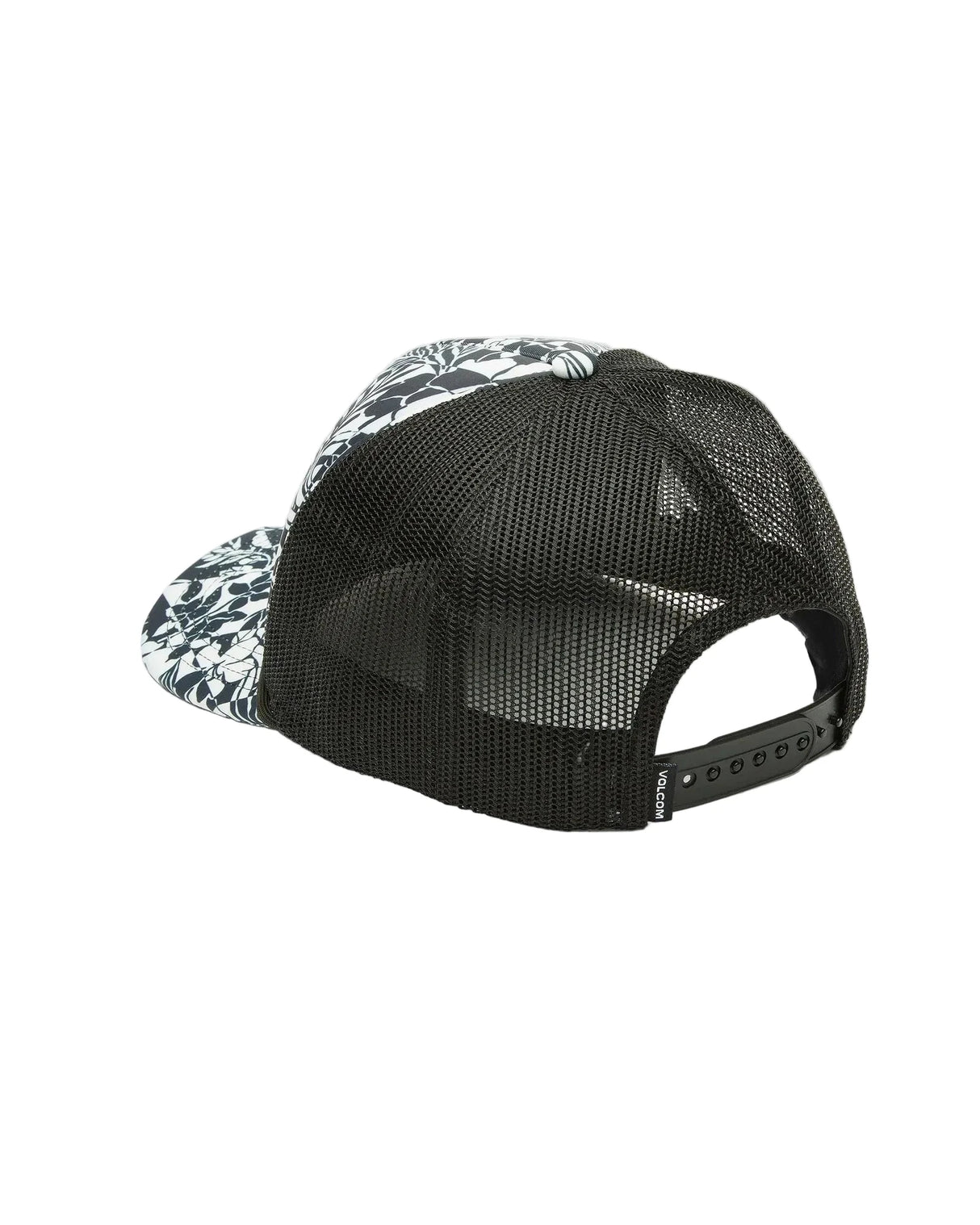 VOLCOM Women's Into Paradise Trucker Hat Black Ecru Women's Hats Volcom
