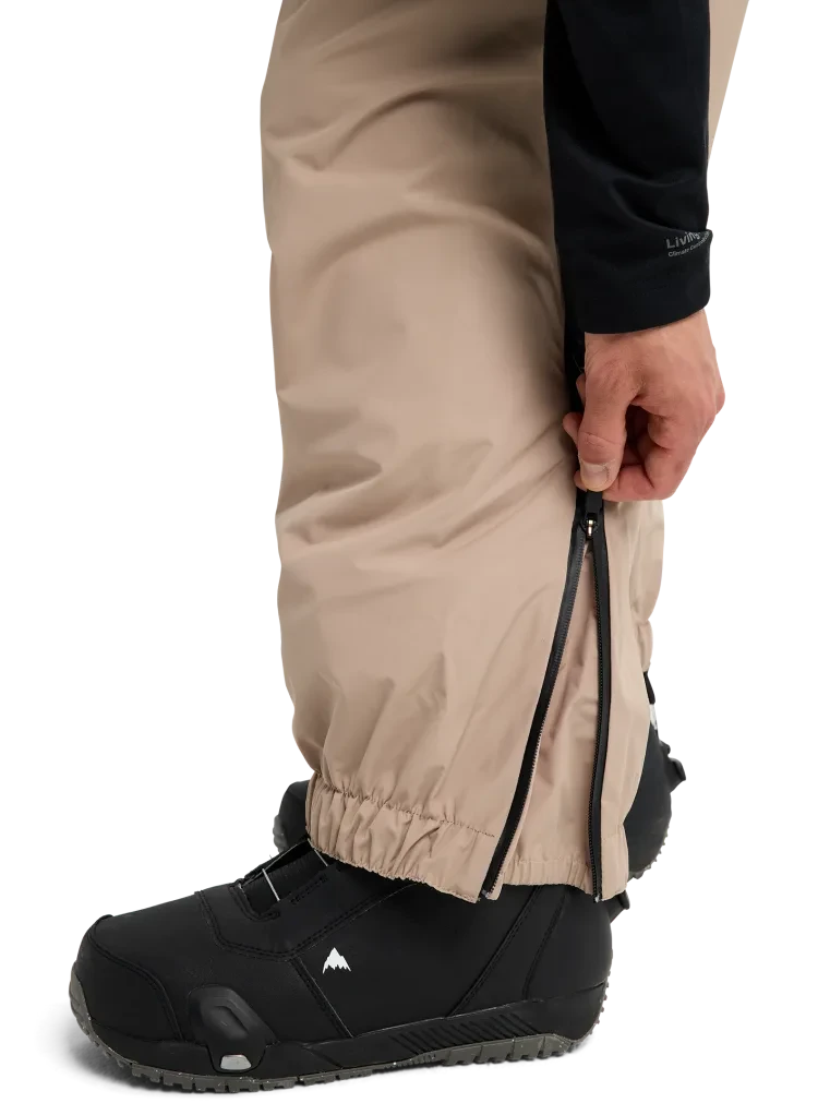 BURTON Futuretrust 2L Bib Snow Pants Summit Taupe 2026 Men's Snow Bib Pants Burton