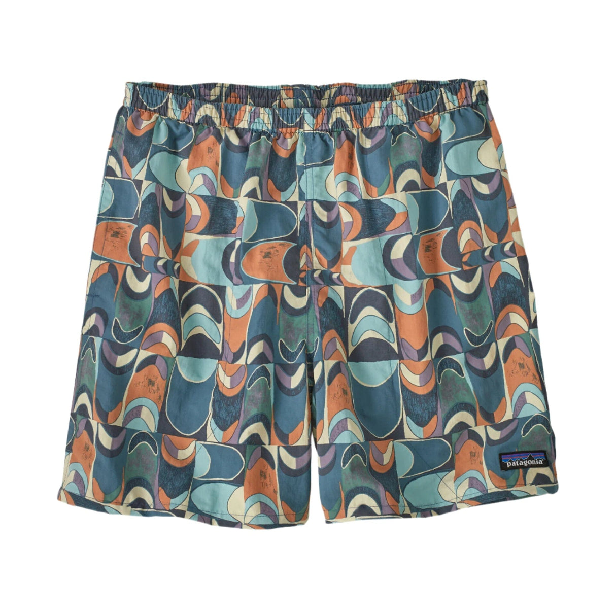 PATAGONIA Baggies 5" Boardshorts Swallowtail Geo: Still Blue Men's Boardshorts Patagonia