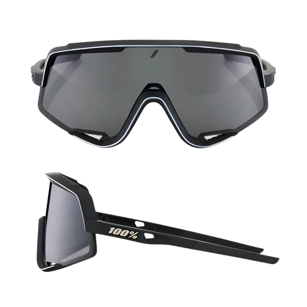 100% Glendale Soft Tact Black - Smoke Sunglasses Sunglasses 100%