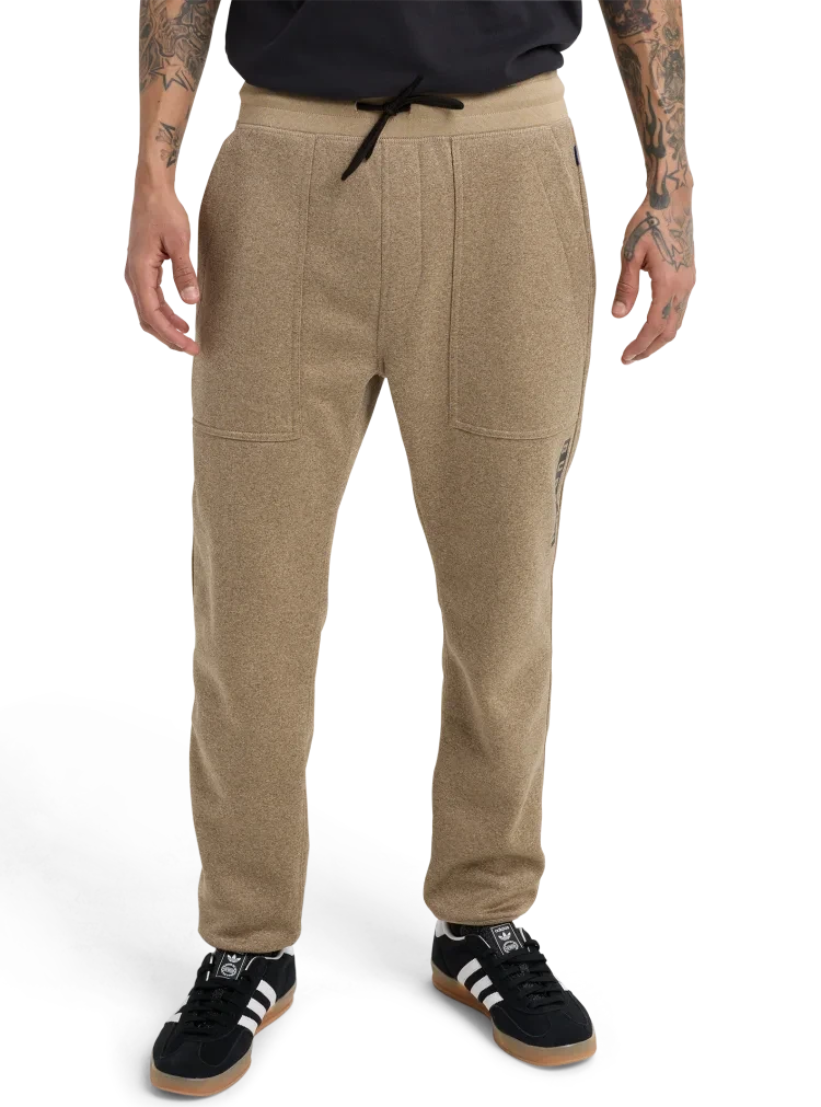 BURTON Burton Oak Fleece Pants Summit Taupe Heather Men's Sweatpants Burton