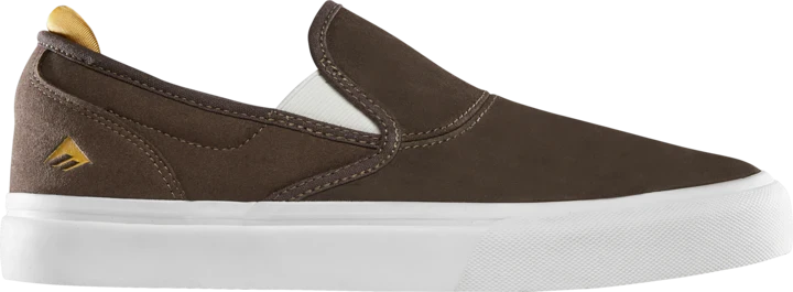 EMERICA Wino G6 Slip-On Shoes Brown/Tan Men's Skate Shoes Emerica