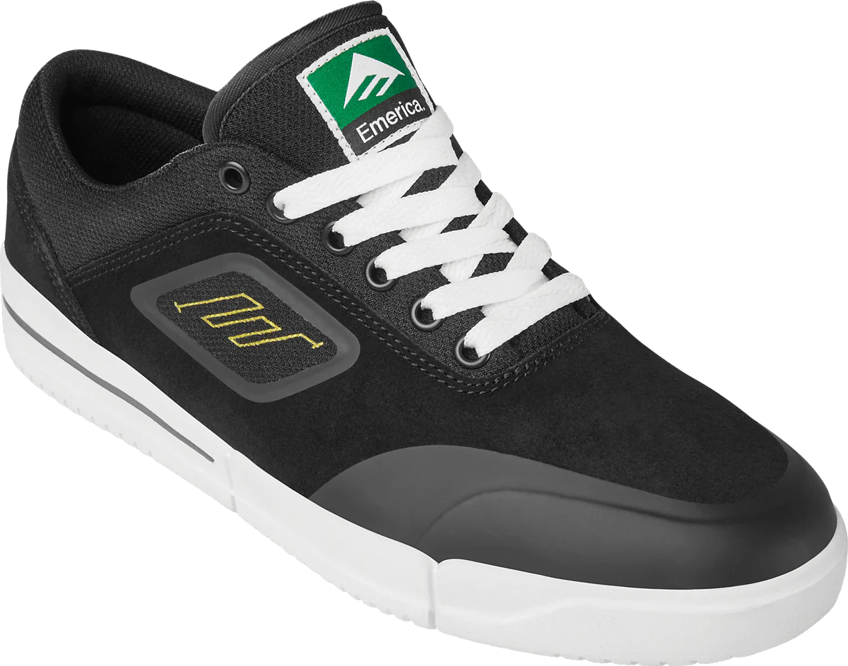 EMERICA Phocus G6 Shoes Black/White/Gold Men's Skate Shoes Emerica