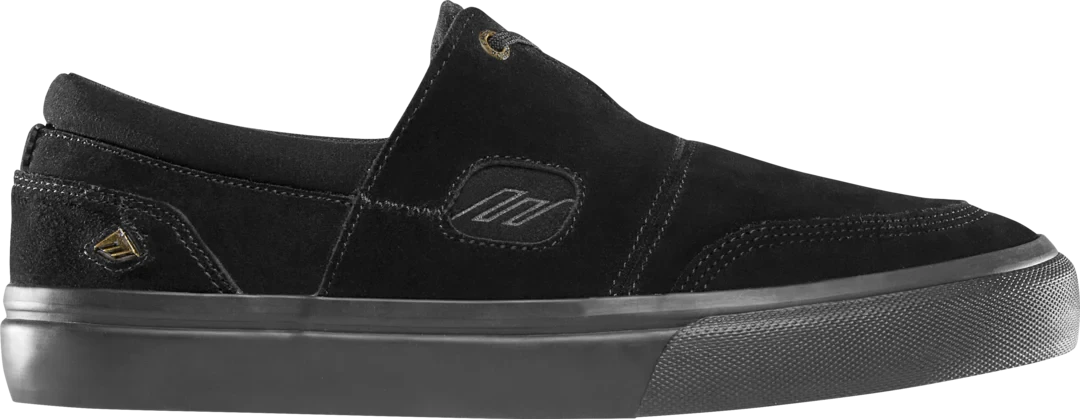 EMERICA Servold Shoes Black/Black Men's Skate Shoes Emerica