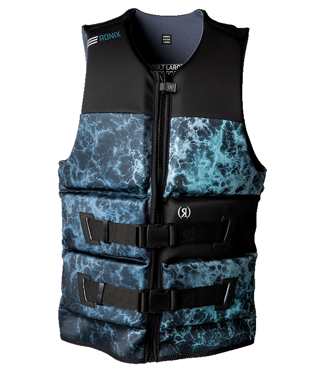 RONIX Point Break Yes CGA Wake Vest Ocean/Black Men's Wake Vests Ronix