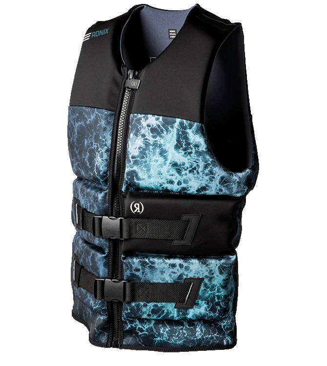 RONIX Point Break Yes CGA Wake Vest Ocean/Black Men's Wake Vests Ronix